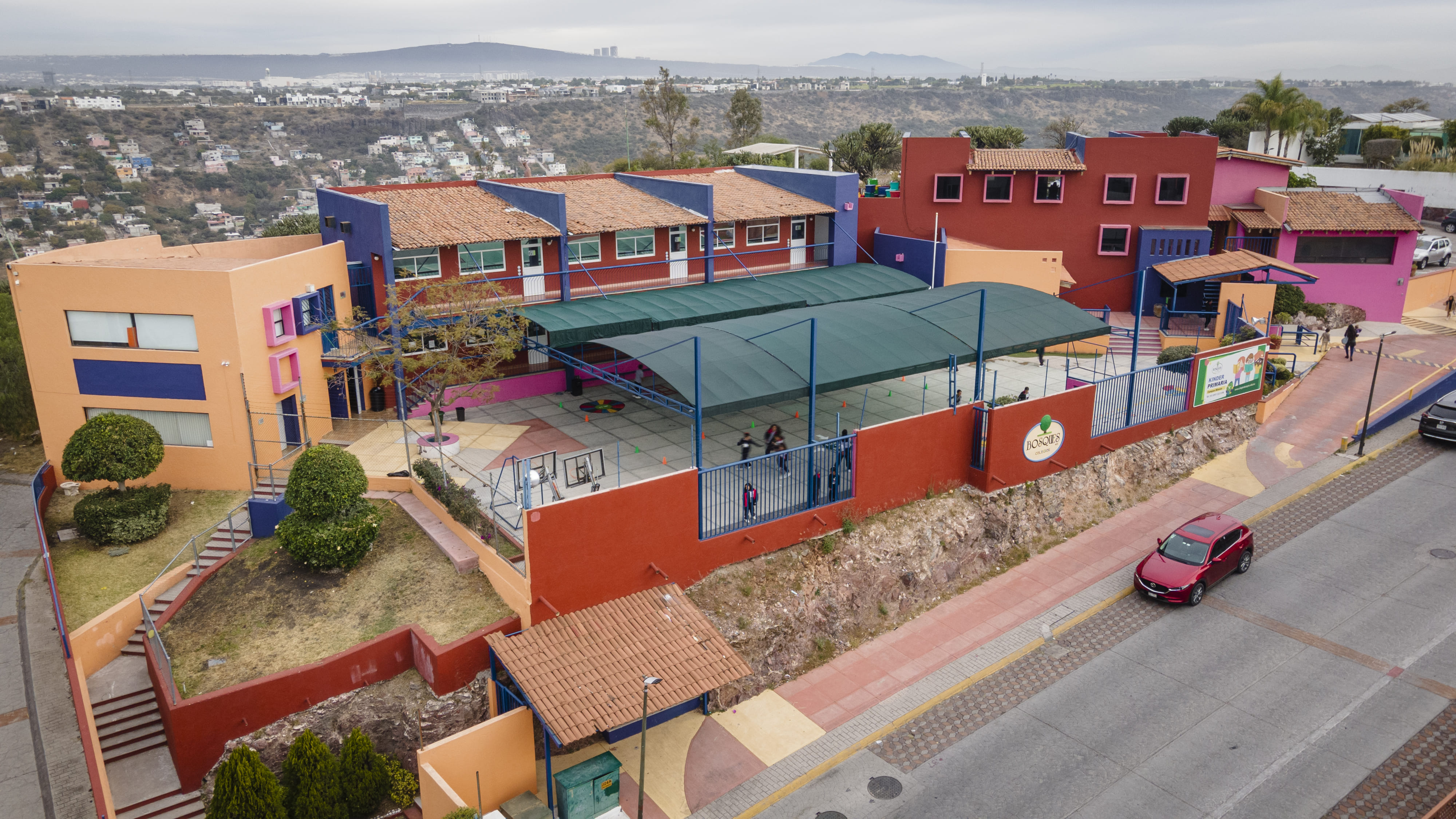 colegio, bosques, kínder, educación, escuela, calidad